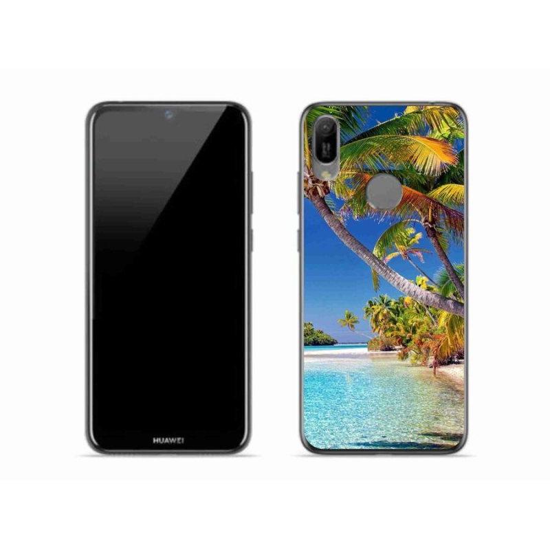 Gél tok mmCase a mobil Huawei Y6 (2019) - tengerpartra