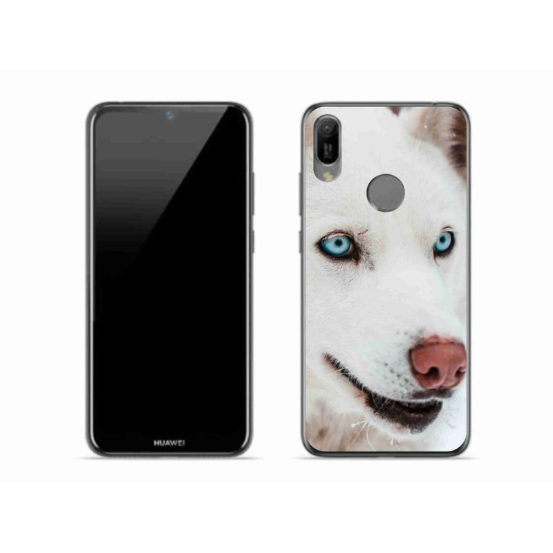 Gél tok mmCase a Huawei Y6 (2019) számára - kutyaszemmel nézve