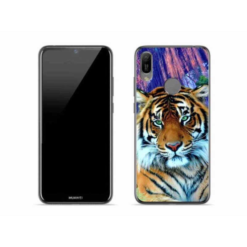 Gél tok mmCase mobil Huawei Y6 (2019) - tigris