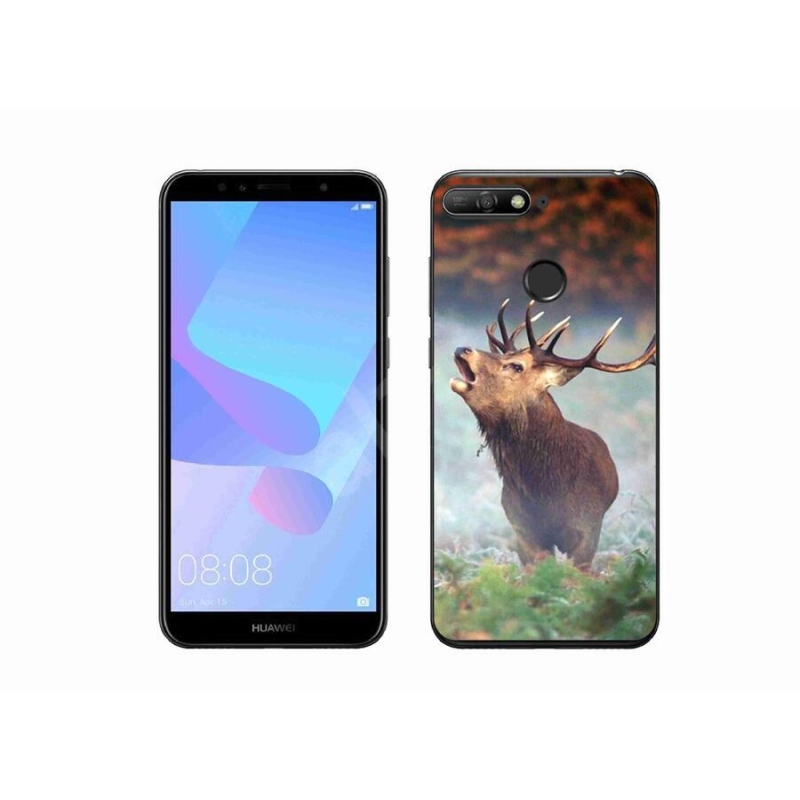 Gél tok mmCase mobil Huawei Y6 Prime (2018) - szarvas 2