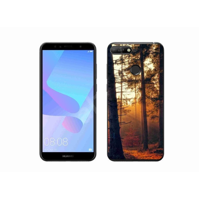 Gél tok mmCase a Huawei Y6 Prime 2018-hoz - erdő