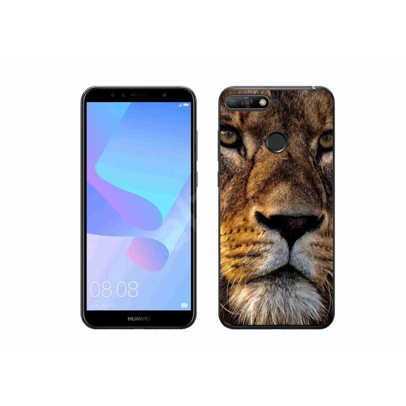 Gél tok mmCase a Huawei Y6 Prime 2018-hoz - oroszlán