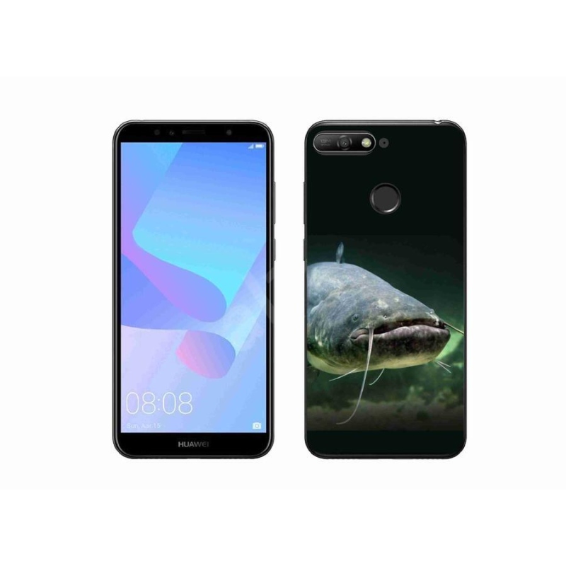 Gél tok mmCase a Huawei Y6 Prime (2018) számára - harcsa