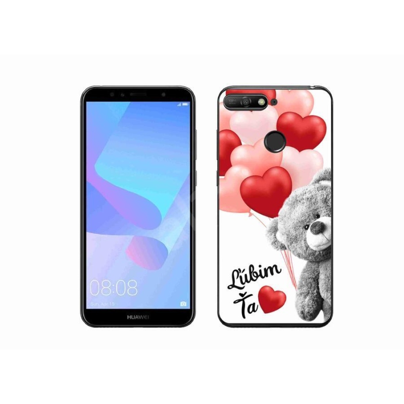 Gél tok mmCase mobiltelefonhoz Huawei Y6 Prime (2018) - I love you en