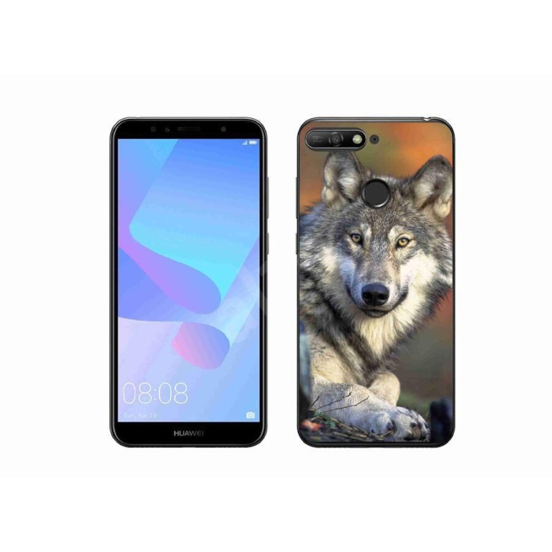 Gél tok mmCase a mobil Huawei Y6 Prime 2018 - farkashoz