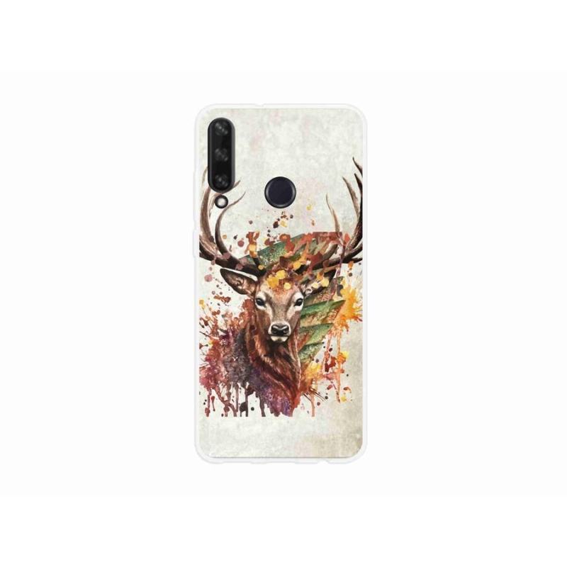 Gél tok mmCase mobil Huawei Y6p - szarvas 1