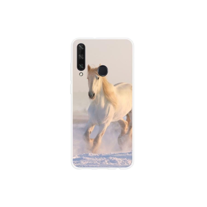Gél tok mmCase mobil Huawei Y6p - ló a hóban