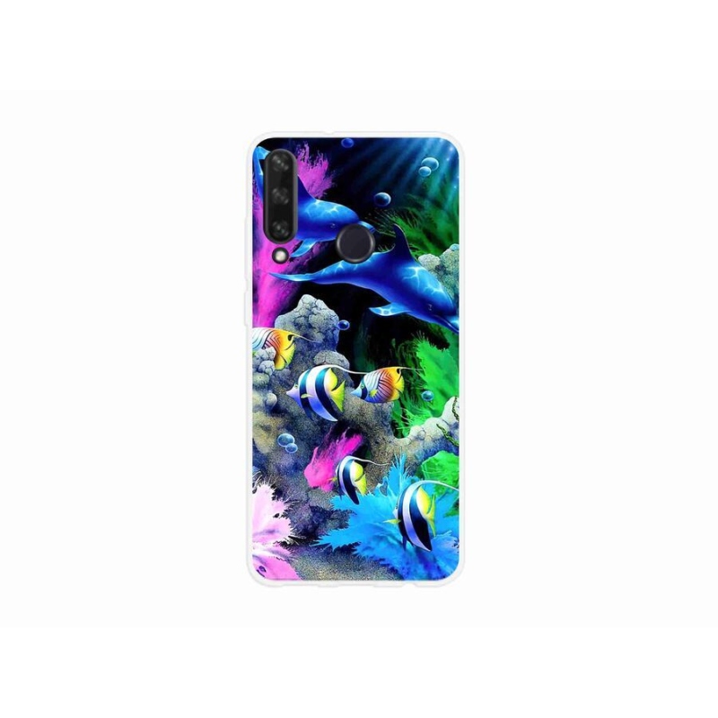 Gél tok mmCase a mobil Huawei Y6p - tengeri világhoz