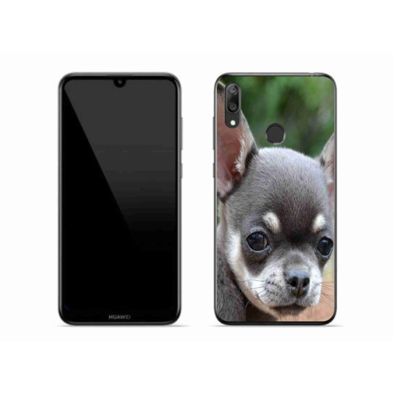 Gél tok mmCase mobil Huawei Y7 (2019) - chihuahua