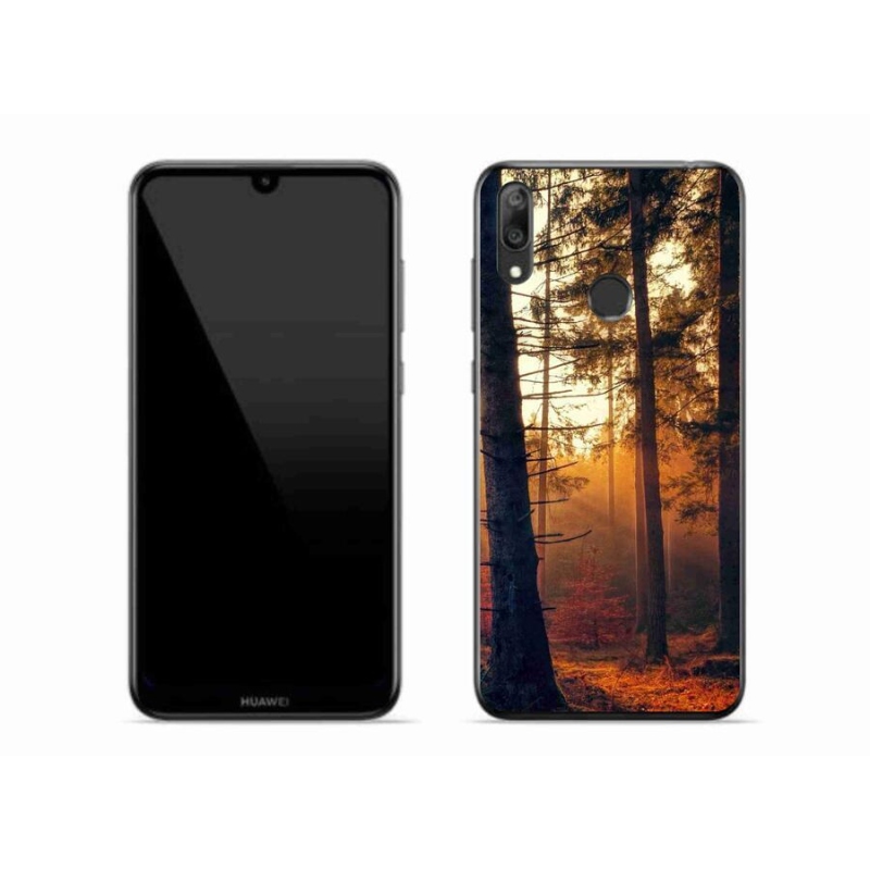 Gél tok mmCase a Huawei Y7 (2019) számára - erdő