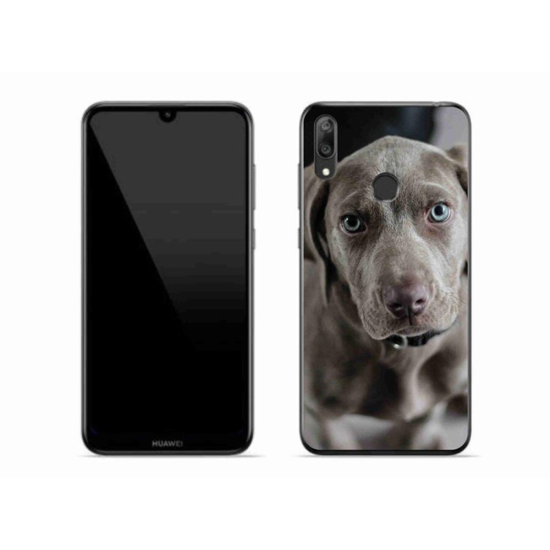 Gél tok mmCase for Huawei Y7 (2019) - výmarský ohař