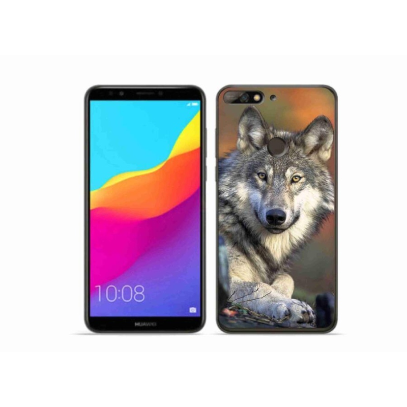 Gél tok mmCase mobil Huawei Y7 Prime (2018) - farkas