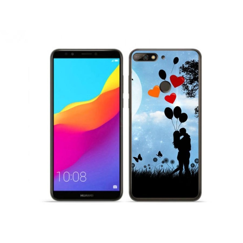 Gél tok mmCase mobil Huawei Y7 Prime (2018) - szerelmes pár