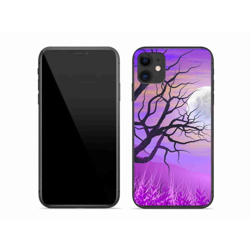Gél tok mmCase iPhone 11 készülékhez - rajzfilmes kidőlt fa