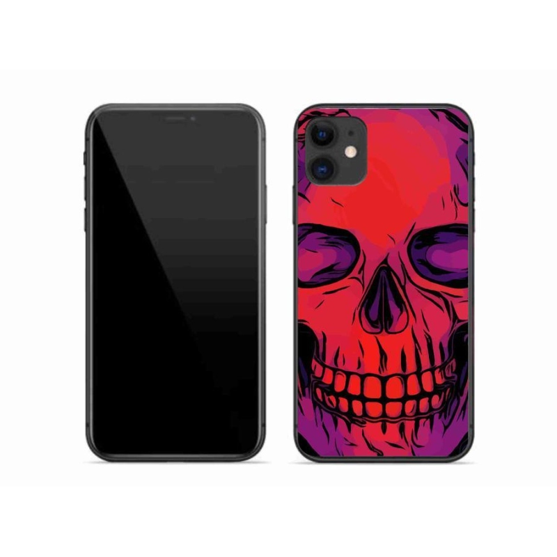 Gél tok mmCase iPhone 11 készülékhez - koponya