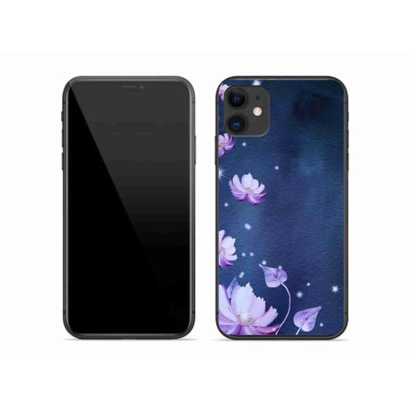 Gél tok mmCase iPhone 11 készülékhez - hulló virágok