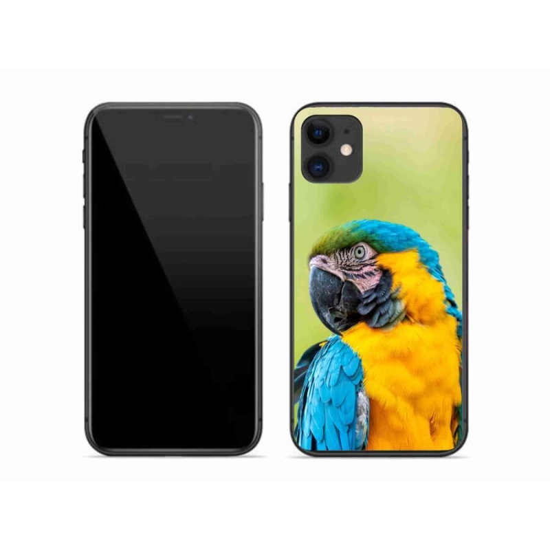 Gél tok mmCase iPhone 11 készülékhez - papagáj ara 2