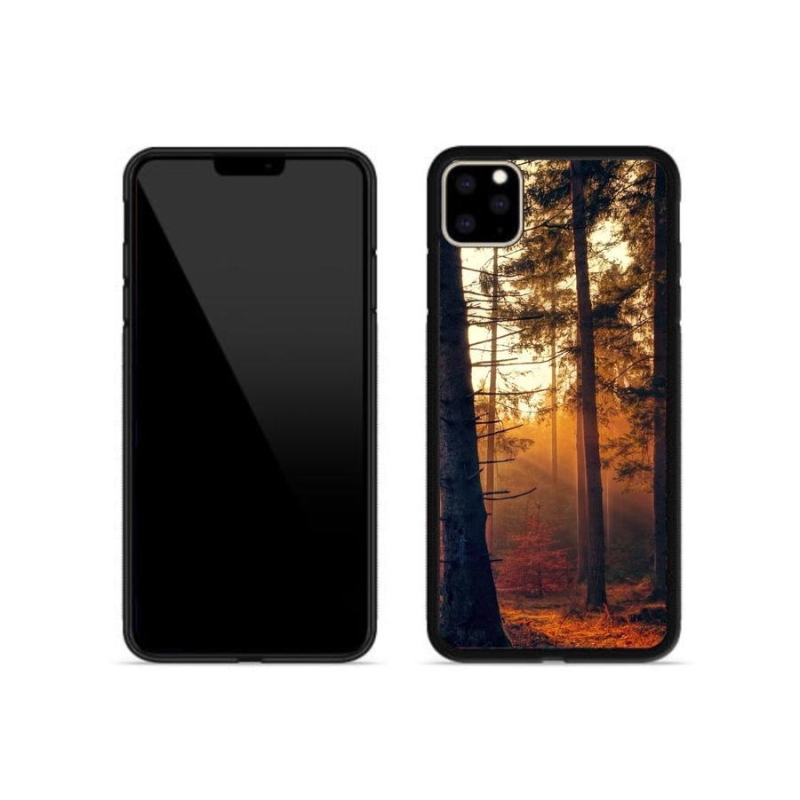 Gél tok mmCase iPhone 11 Pro Max készülékhez - erdő