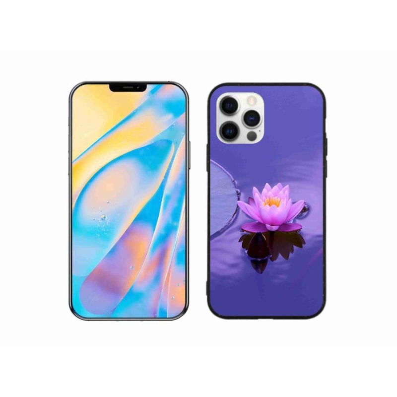 Gél tok mmCase iPhone 12 készülékhez - virág a vízen