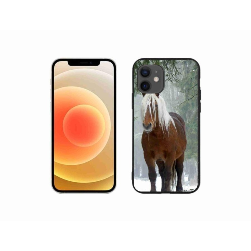 Gél tok mmCase iPhone 12 mini készülékhez - ló az erdőben
