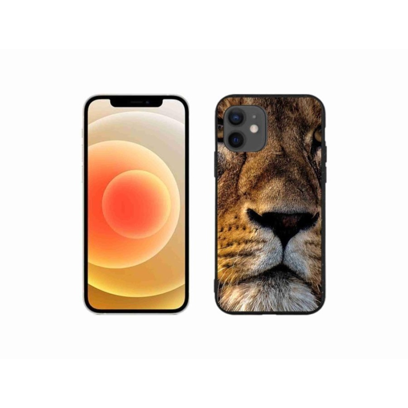 Gél tok mmCase iPhone 12 mini készülékhez - oroszlán