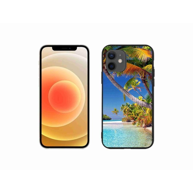 Gél tok mmCase iPhone 12 mini készülékhez - tengerparti tengerpart