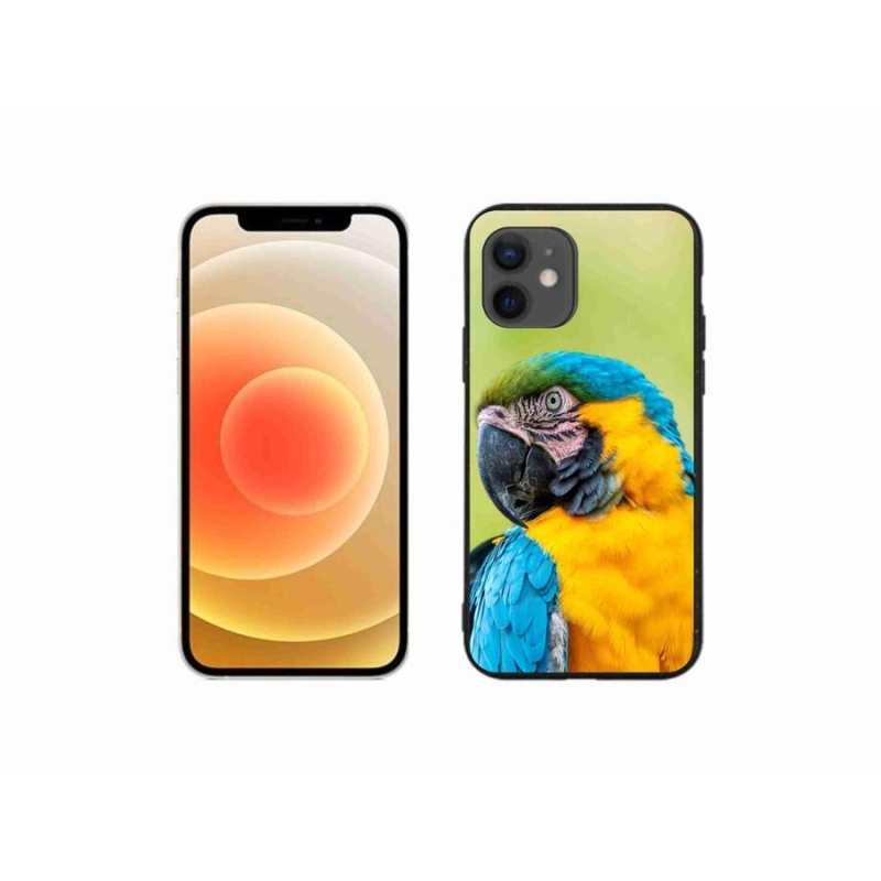 Gél tok mmCase iPhone 12 mini készülékhez - papagáj ara 2