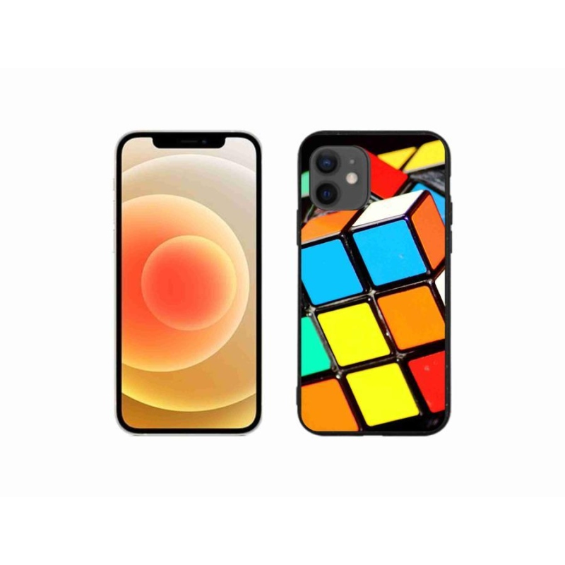 Gél tok mmCase iPhone 12 mini készülékhez - Rubik-kocka
