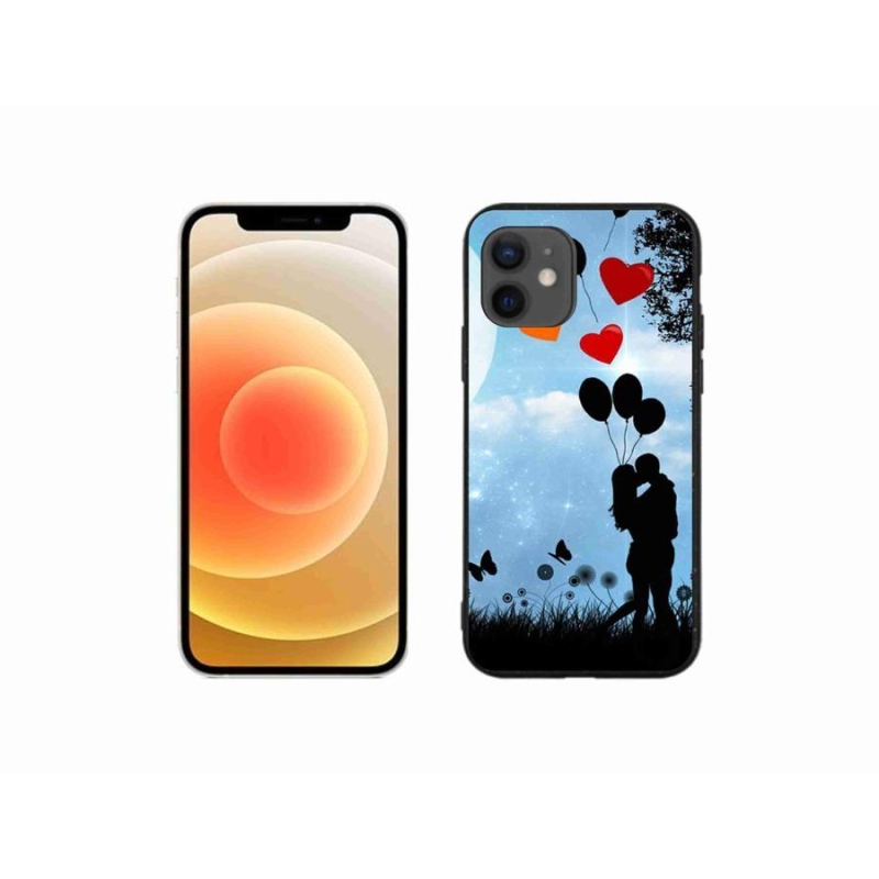 Gél tok mmCase iPhone 12 mini készülékhez - szerelmes pár