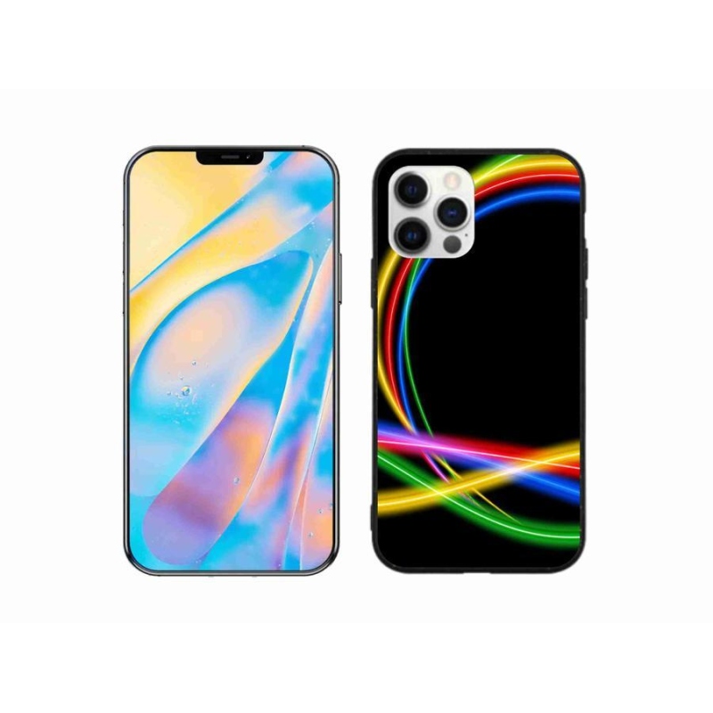 Gél tok mmCase iPhone 12 készülékhez - neon körök