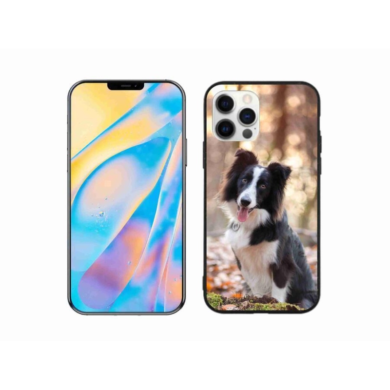 Gél tok mmCase iPhone 12 Pro készülékhez - border colie 1