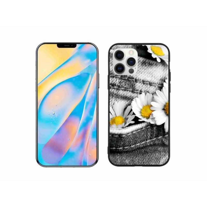 Gél tok mmCase iPhone 12 Pro készülékhez - százszorszépek