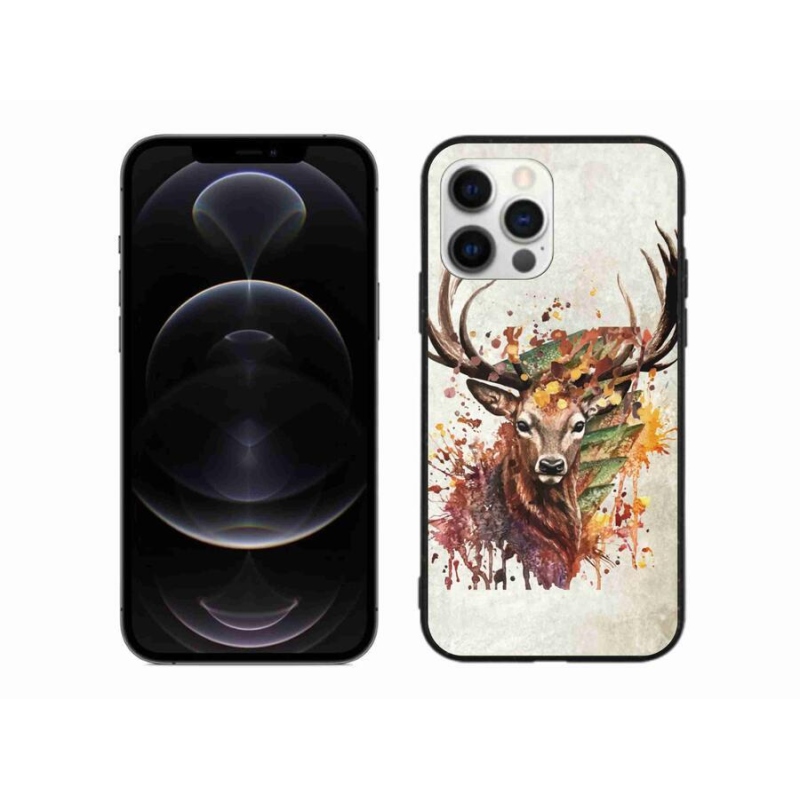 Gél tok mmCase iPhone 12 Pro Max készülékhez - szarvas 1