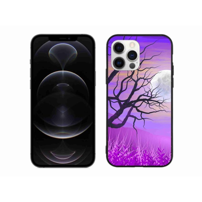 Gél tok mmCase iPhone 12 Pro Max készülékhez - rajzfilmes kidőlt fa