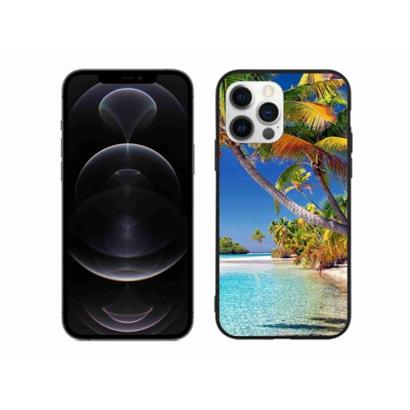 Gél tok mmCase iPhone 12 Pro Max készülékhez - tengerparti tengerpart