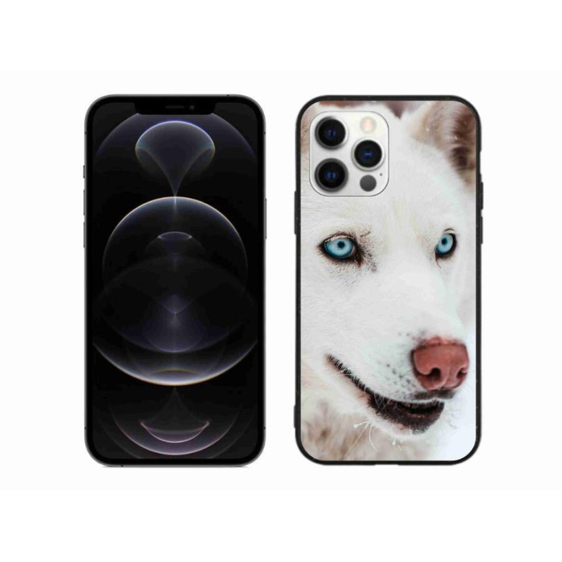 Gél tok mmCase az iPhone 12 Pro Max készülékhez - kutyaszemmel nézve