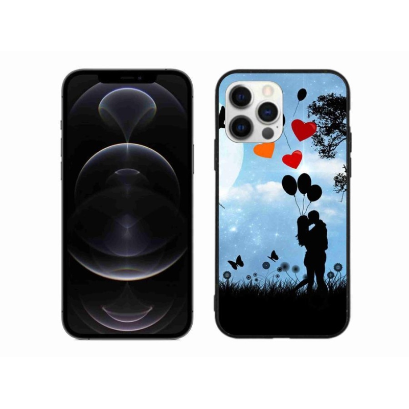 Gél tok mmCase iPhone 12 Pro Max készülékhez - szerelmes pár