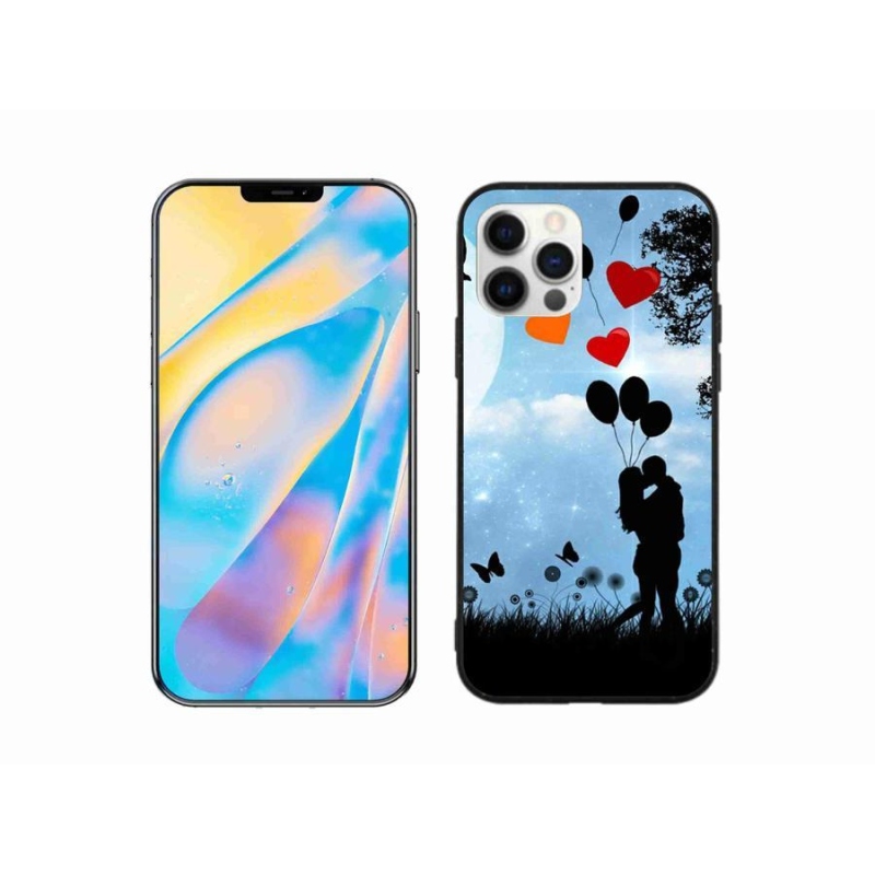 Gél tok mmCase iPhone 12 Pro készülékhez - szerelmespár