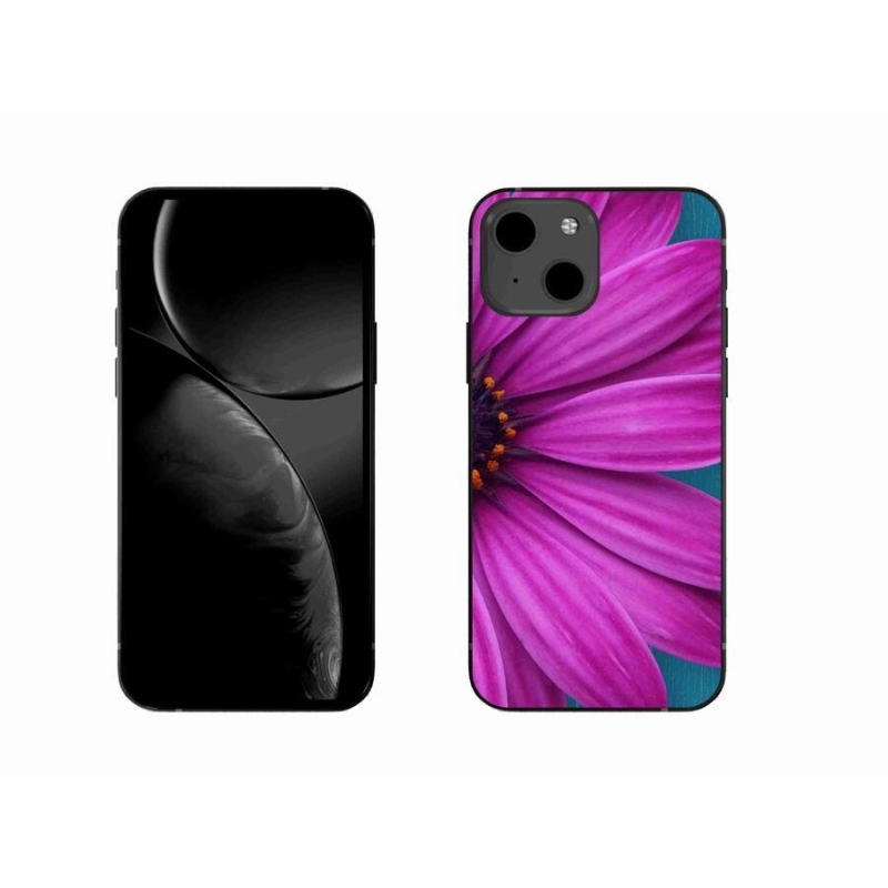 Zselés tok mmCase iPhone 13 6.1 készülékhez - lila margaréta