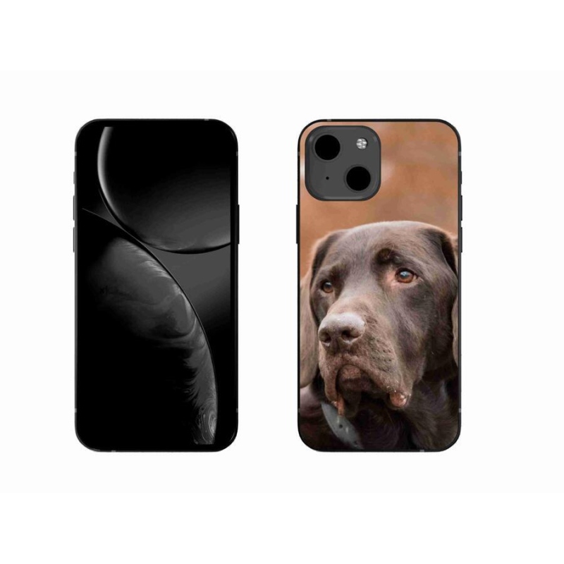 Gél tok mmCase iPhone 13 6.1 készülékhez - barna labrador
