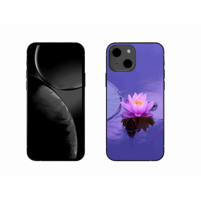 Gél tok mmCase iPhone 13 6.1 készülékhez - virág a felületen