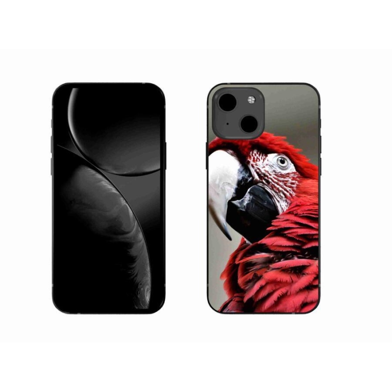Gél tok mmCase iPhone 13 6.1 készülékhez - papagáj ara piros
