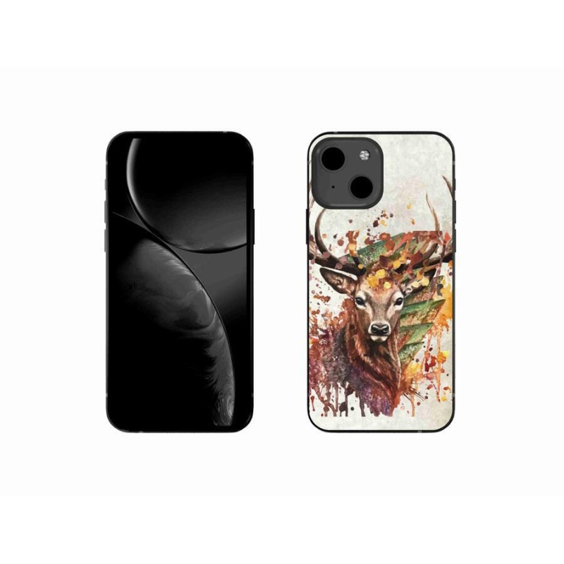 Gél tok mmCase iPhone 13 mini 5.4 - szarvas 1