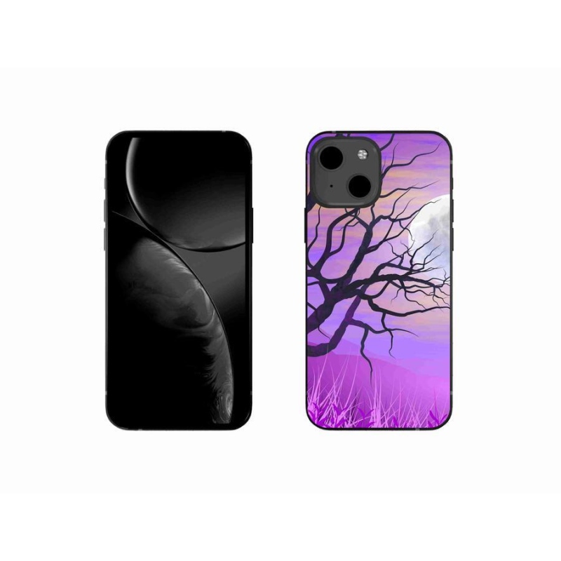 Gél tok mmCase iPhone 13 mini 5.4 készülékhez - rajzfilmes kidőlt fa