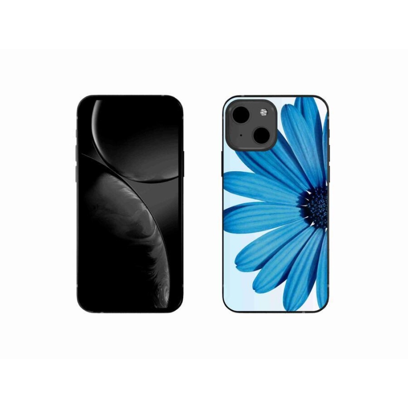 Gél tok mmCase iPhone 13 mini 5.4 készülékhez - kék százszorszép