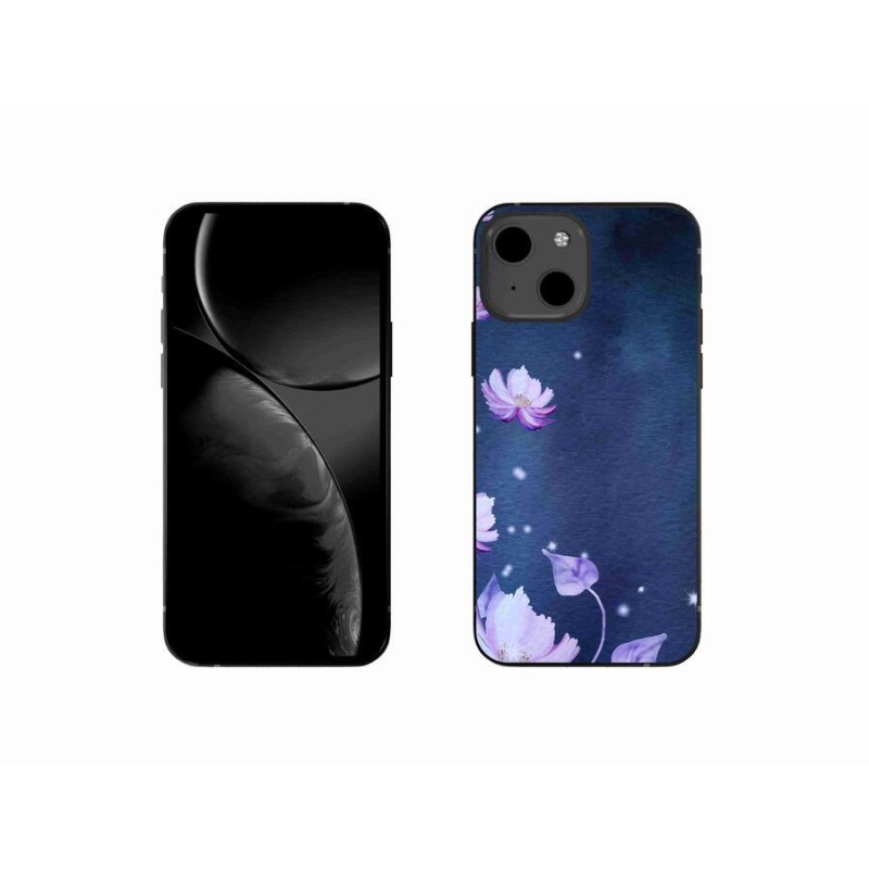 Gél tok mmCase az iPhone 13 mini 5.4 készülékhez - hulló virágok