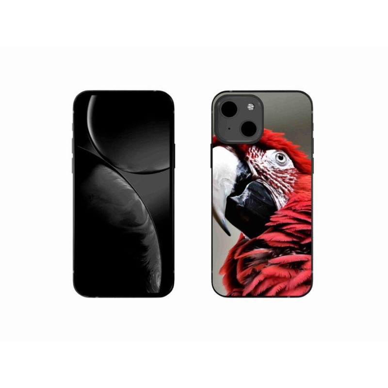 Gél tok mmCase iPhone 13 mini 5.4 készülékhez - papagáj ara piros