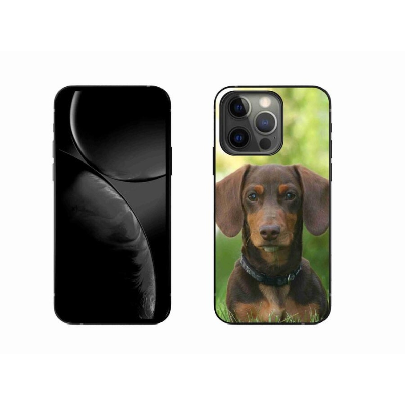 Gél tok mmCase iPhone 13 Pro 6.1 készülékhez - barna tacskó