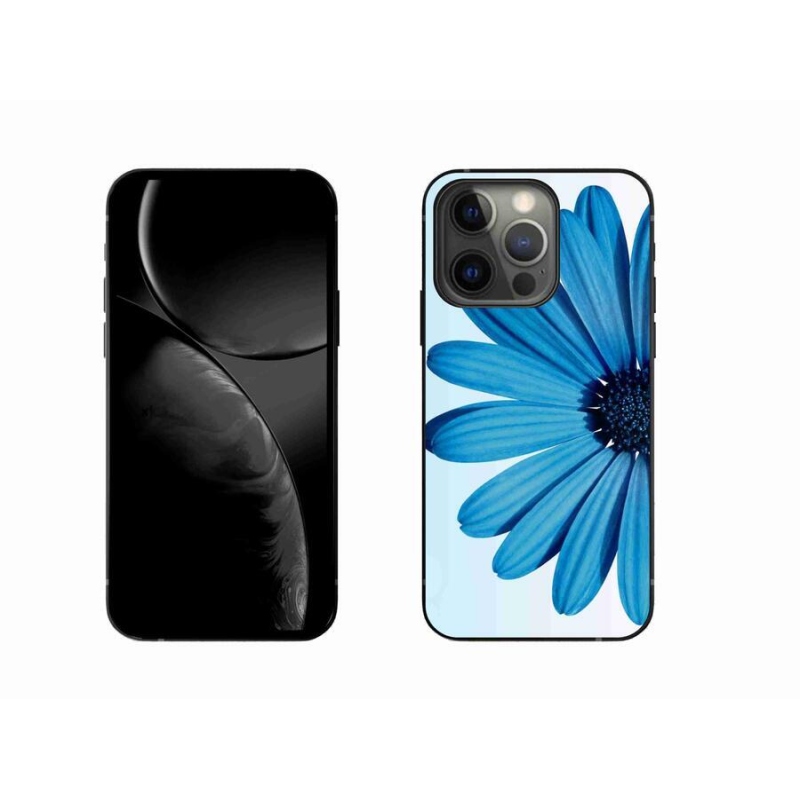 Zselés tok mmCase iPhone 13 Pro 6.1 készülékhez - kék margaréta