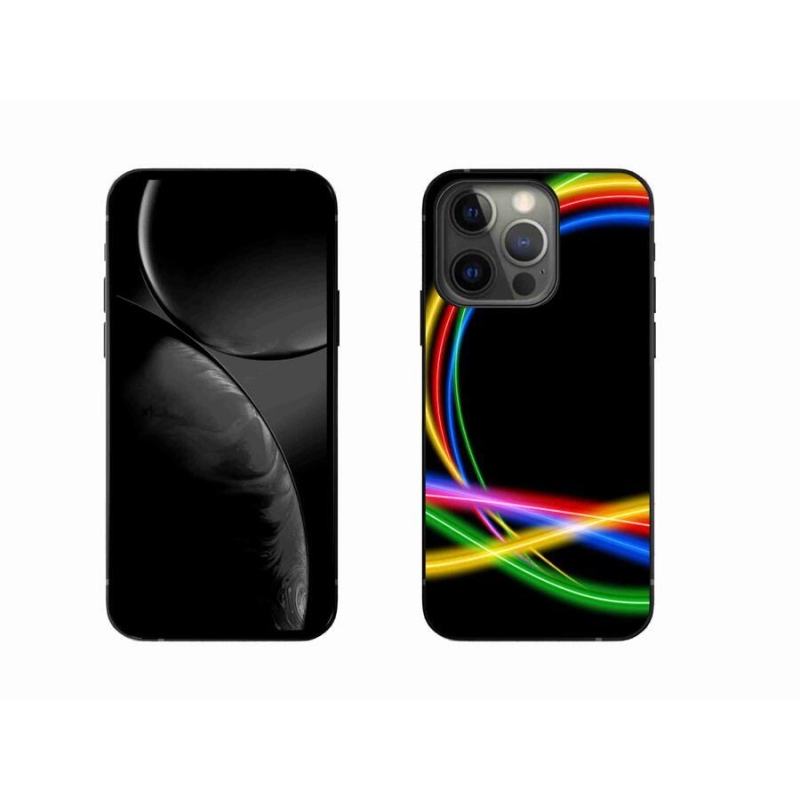 Gél tok mmCase iPhone 13 Pro 6.1 készülékhez - neon körök